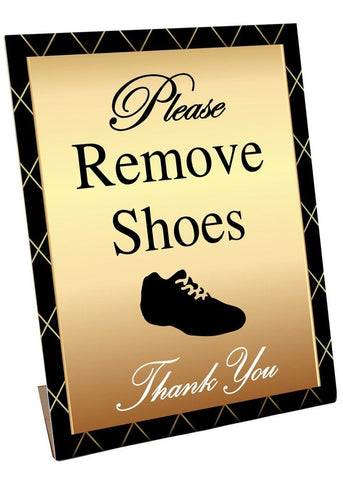 Standup "Remove Shoes"