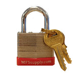 Padlocks, A389-keyed Short and Long Shackle 40mm-50mm